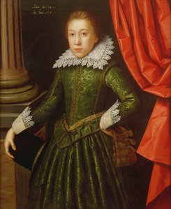 Portrett av en gutt fra familien de Ligne, 1616 (en av et par) (se også 142777)